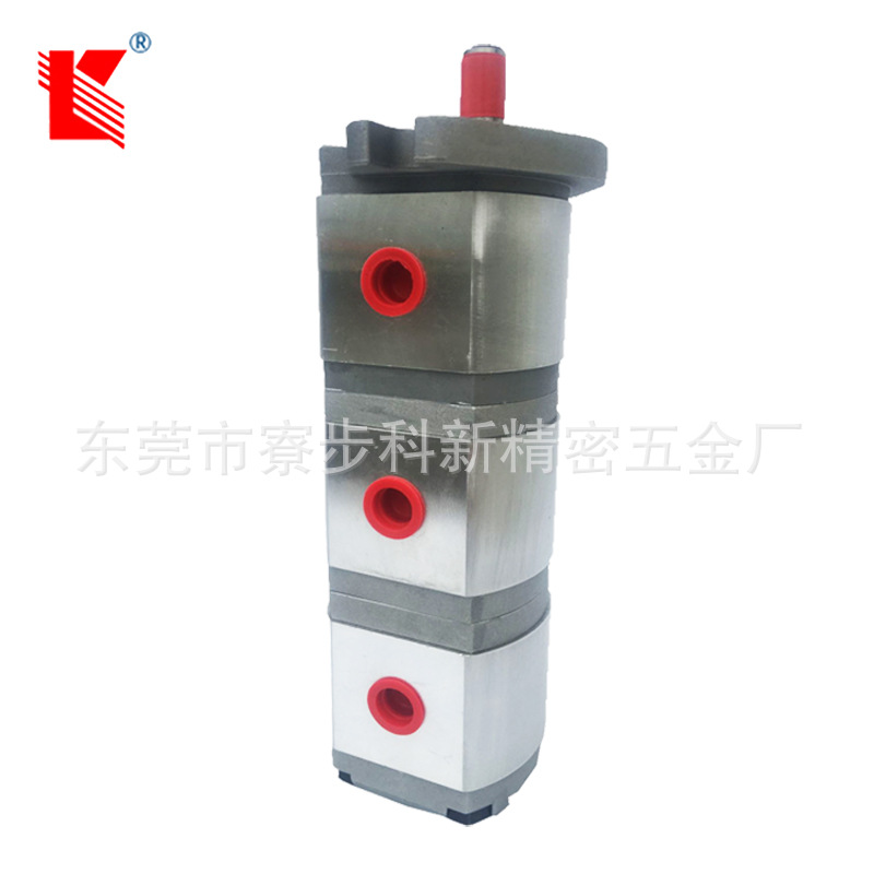 科新HGP-111A-F8/8/8R三联齿轮油泵液压齿轮泵高压齿轮泵正品包邮