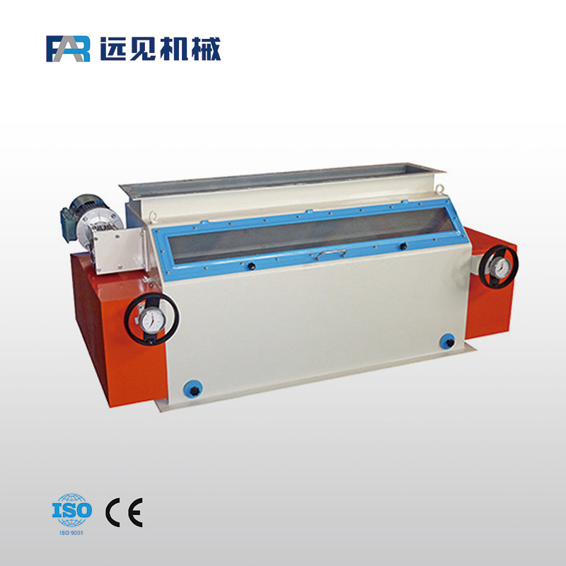 鸡饲料破碎机 鸭饲料破碎机 双辊碎粒机 SSLG20直销