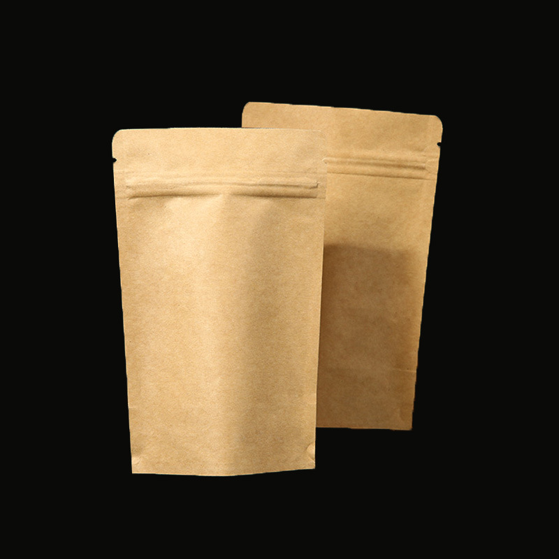 牛皮纸复合材料包装袋 茶叶袋 茶叶食品包装袋拉链自立袋