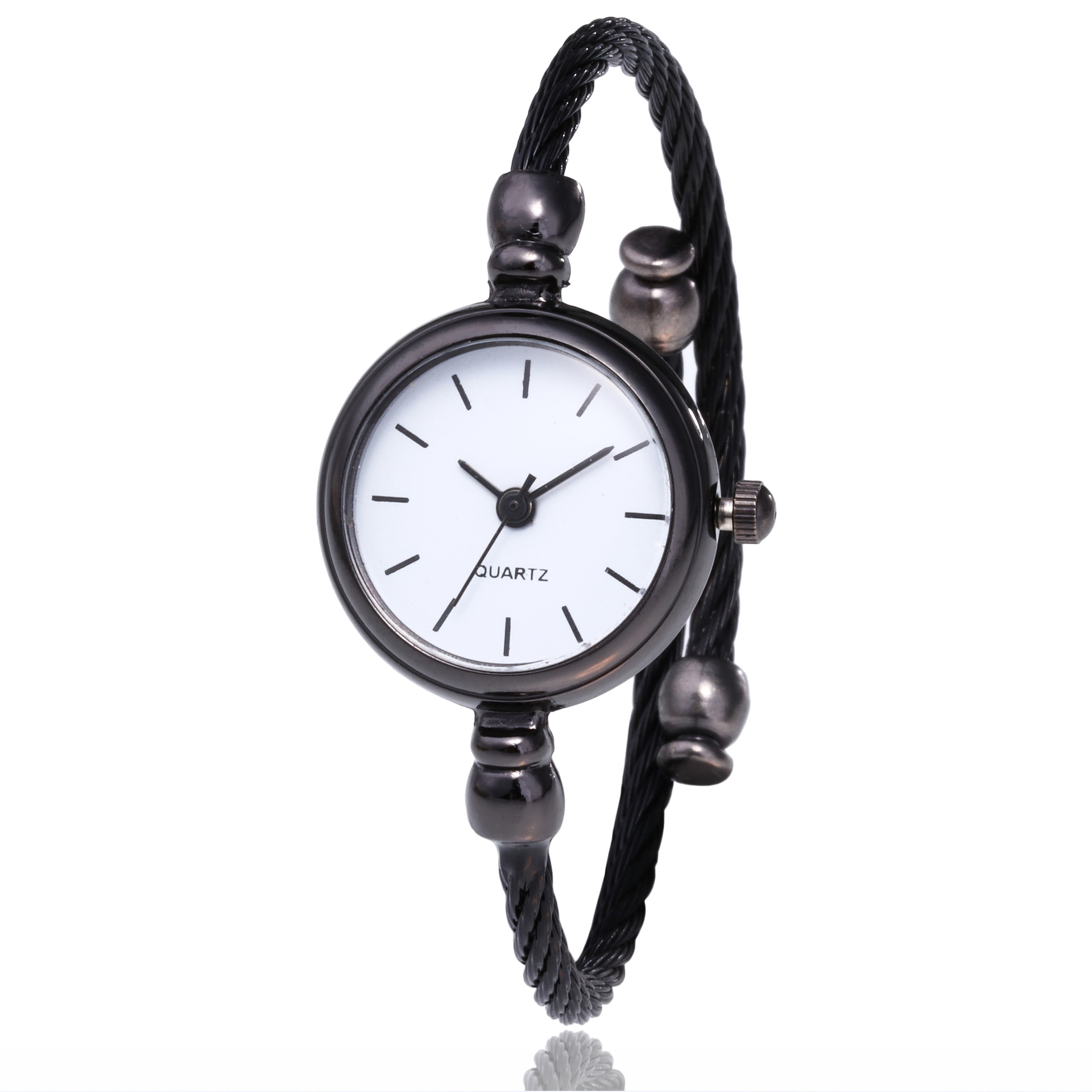 Reloj decorativo estilo CHIC pulsera de estudiante femenino abierto pequeño fresco todo partido estilo coreano simple reloj artístico Retro