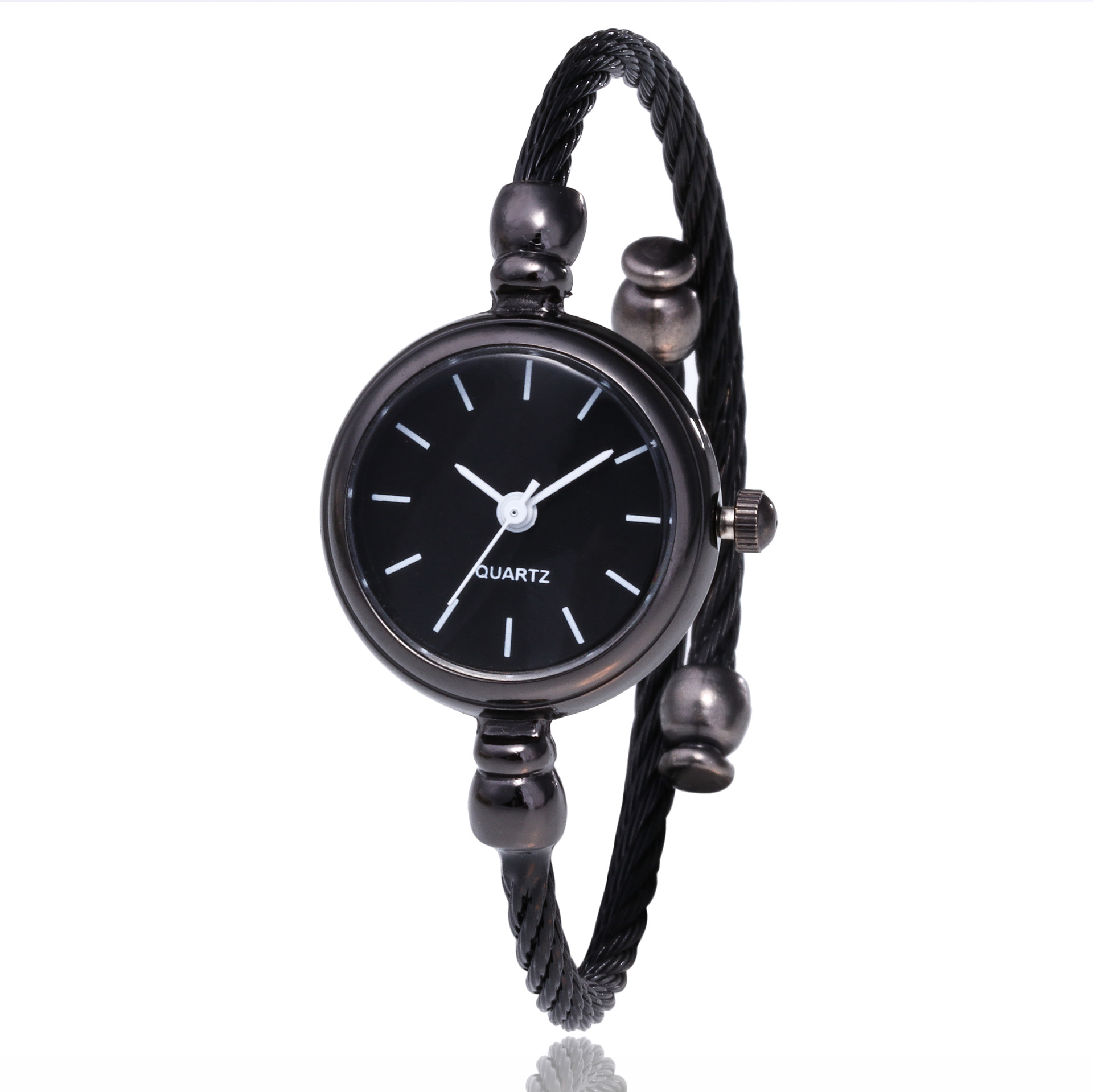 Reloj decorativo estilo CHIC pulsera de estudiante femenino abierto pequeño fresco todo partido estilo coreano simple reloj artístico Retro