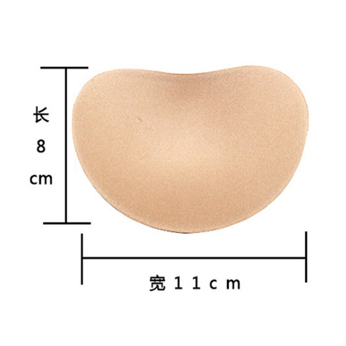 Manufacturer supplies self-adhesive invisible breast pads, heart-shaped silicone invisible triangle breast pads, thickened sponge breast pad inserts