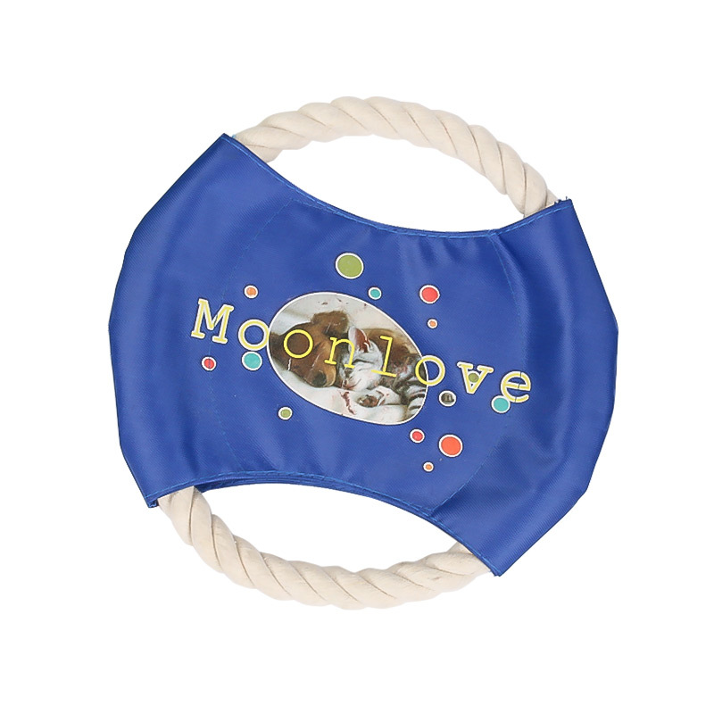 Frisbee de algodón para mascotas, juguetes de entrenamiento para perros, dientes molares para mascotas, juguetes para perros, comercio exterior, Frisbee especial para perros