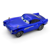 汽车总动员2赛车总动员电镀迈克飞弹合金儿童玩具车模型蓝色