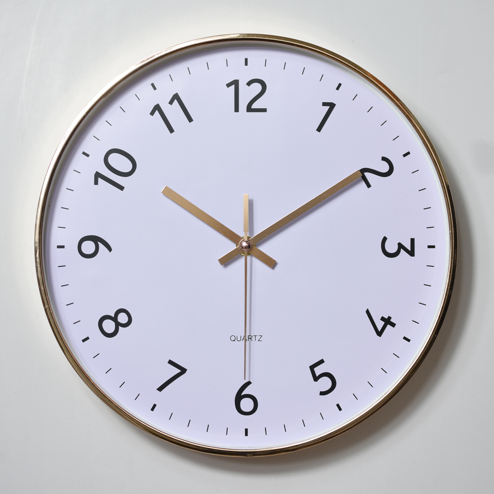 Reloj de pared de plástico, reloj de pared de metal, todo tipo de reloj de pared publicitario, procesamiento de reloj de pared digital de moda creativo personalizado