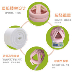 New Linen Fabric Baby Head Protection Hat Anti-Fall Toddler Hat Infant Safety Helmet Children's Walking Hat