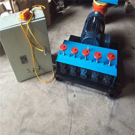 雨成牌钢筋穿束机视频 钢绞线穿管机图片 桥梁穿线机电压机 图片