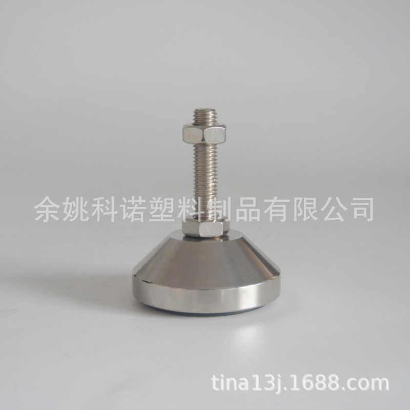 供应小型机床减震调节脚,全碳钢固定可调脚,橡胶防滑调节水平地脚
