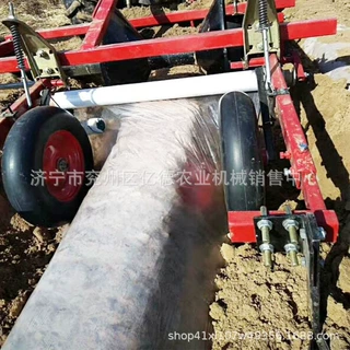 四轮车带动起垄覆膜机施肥起垄喷药滴灌多功能起垄机垄面宽窄可调