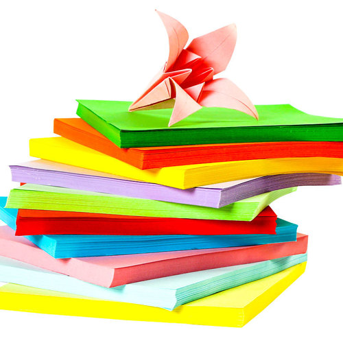 Yizhixing color copy paper A4 fluorescent color printing paper handmade origami student paper-cut kindergarten color paper