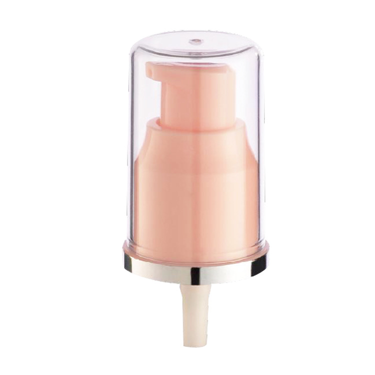 供应20牙的乳液泵   烫银边粉泵    AS全罩乳液瓶泵头