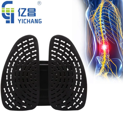 Car waist support car waist protection summer breathable office waist support waist pillow ergonomic ice silk backrest cushion (Waist support)