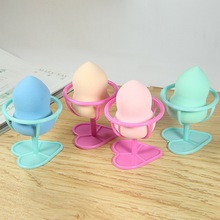 带粉扑架美妆蛋化妆海绵粉扑彩妆蛋葫芦干湿两用不吃粉彩妆带批发