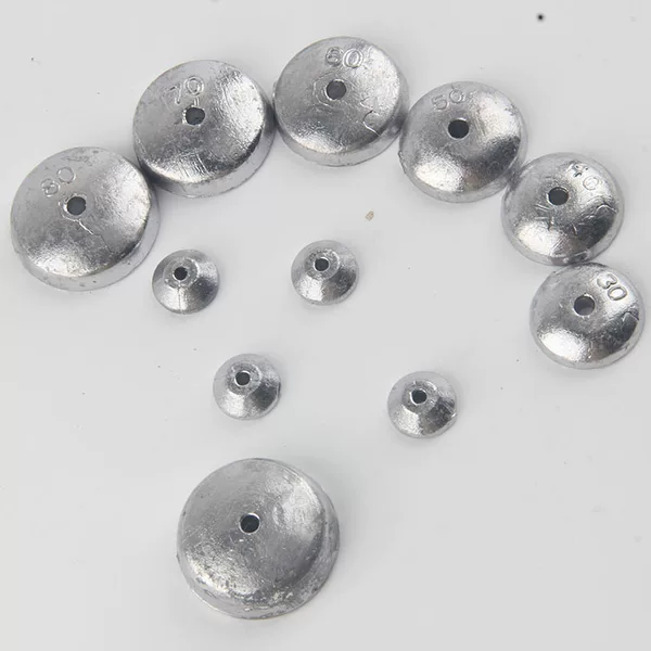 New flip hook accessories lead pendant heart clip cake lead bucket bait lead