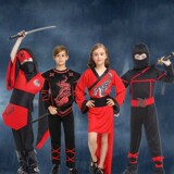 Хэллоуин косплей аниме детский спектакль Наруто cos костюм АНБУ костюм детский невидимый костюм ниндзя