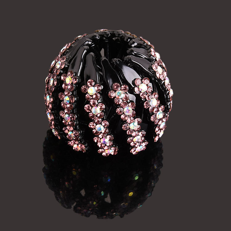 Nuevo Nido de Pájaro updo artefacto bola perezosa cabeza pelo anillo Cola de Caballo pelo clip danza rhinestone tocado accesorios para el cabello horquilla para las mujeres