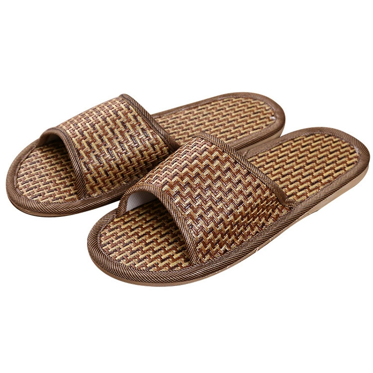 Ст straw summer slippers for men and women, for beloved
