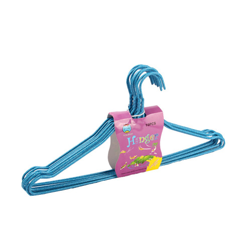 Manufacturer wholesale 42cm thick non-slip adult clothes hanger creative seamless household wire clothes drying rack strength factory