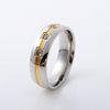 Accessory stainless steel, fashionable ring for beloved, European style, wholesale