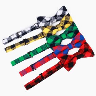 Cotton bow tie student opening ceremony formal dress party spot wholesale a generation of plaid children's bow tie