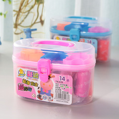 Aromatized Model Clay, 14-Color Trough-Style with Molds, Handmade DIY Clay Putty, Children's Role-Playing DIY Toy