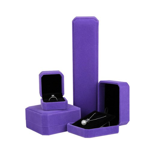 Jewelry box bracelet ring box velvet jewelry storage pendant packaging box earrings necklace box gift wholesale