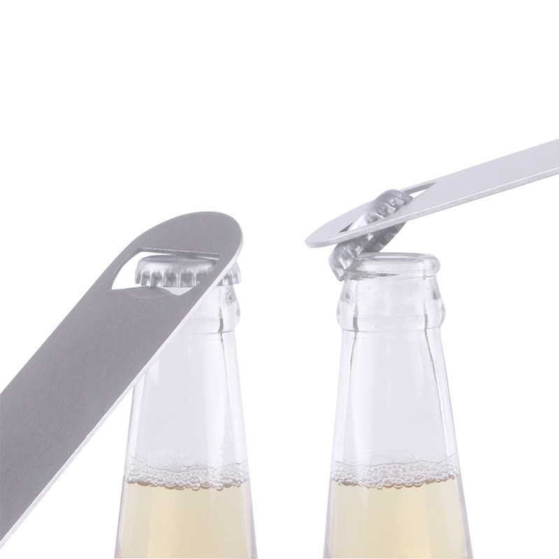 Fabricante abridor de botellas de cerveza abrebotellas multifunción personalizado creativo abridor de botellas de acero inoxidable abridor de latas de publicidad de metal