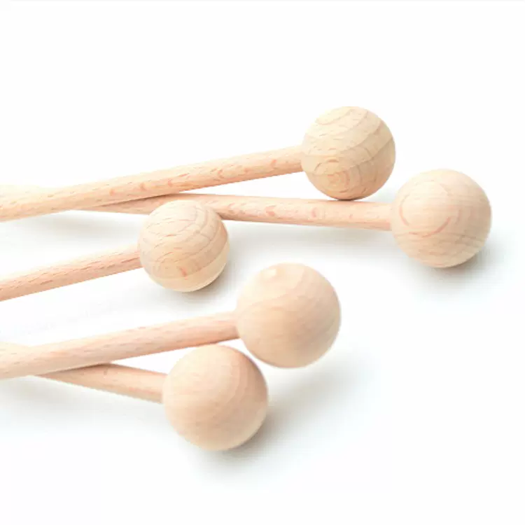 实木敲棒打锤木鱼 儿童打击乐器 敲击木琴锤配件敲槌可按需要制作