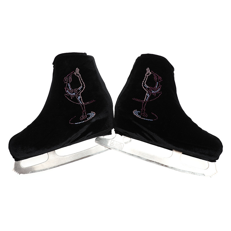 24-color profesional figura patinaje zapato cubierta coreano terciopelo estiramiento hombres y mujeres patinaje sobre ruedas zapato cubierta exportación punto y coma 20