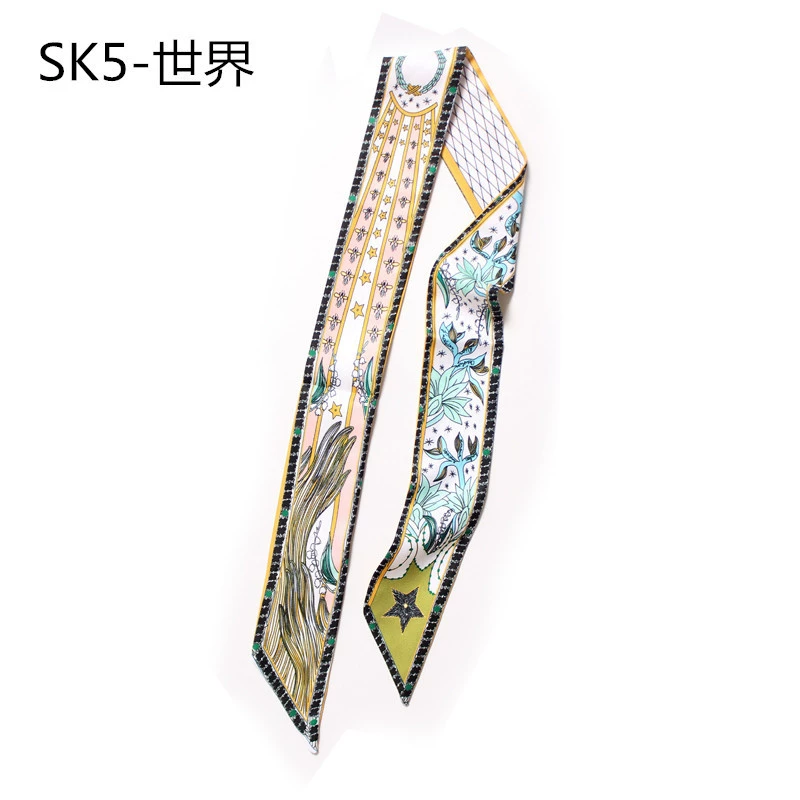 Double-layer double-sided bag, purse, handle, hair band, neckerchief