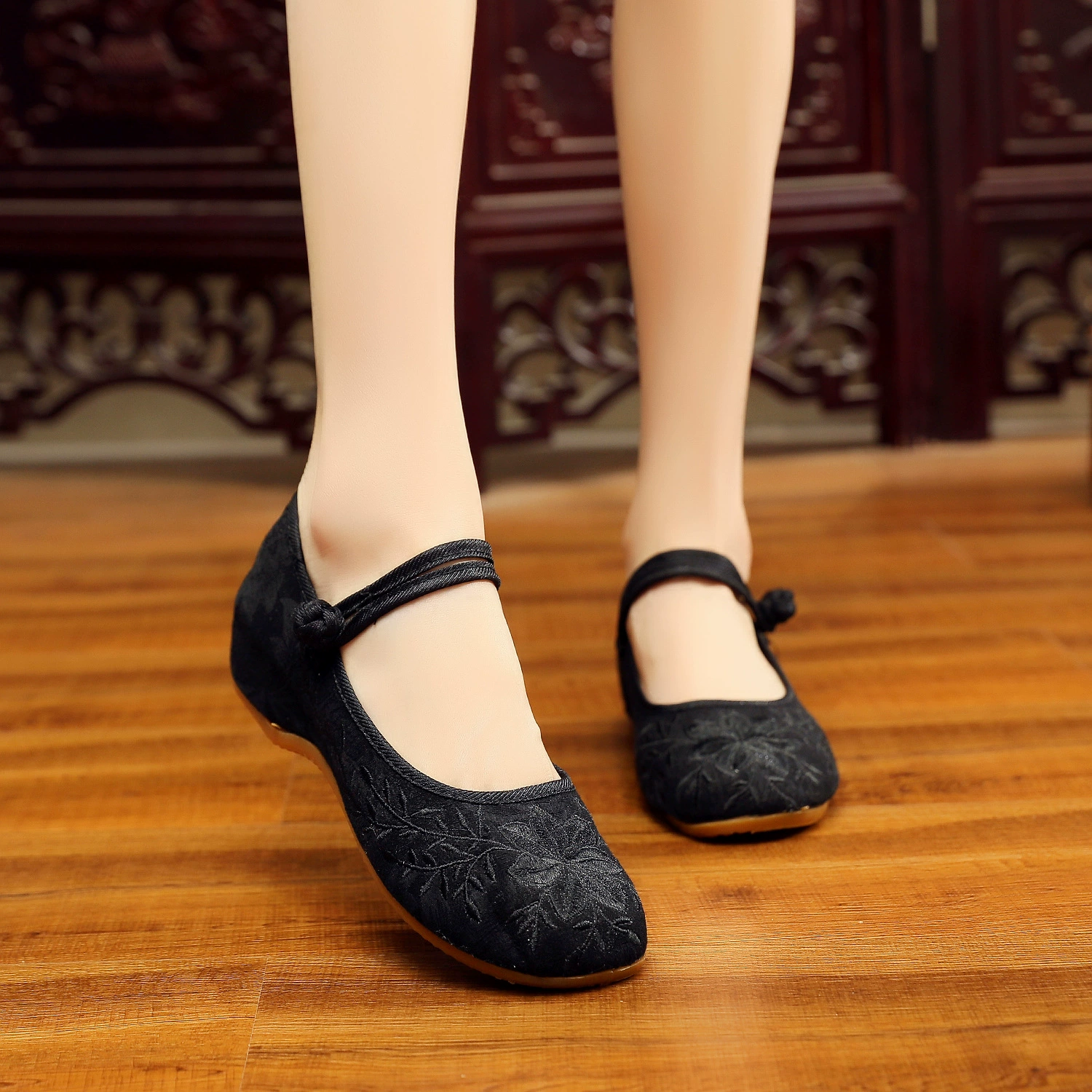 Туфли-кеды (Пекин) женские, shallow linen flats, дышащий ретро-стиль чонсам