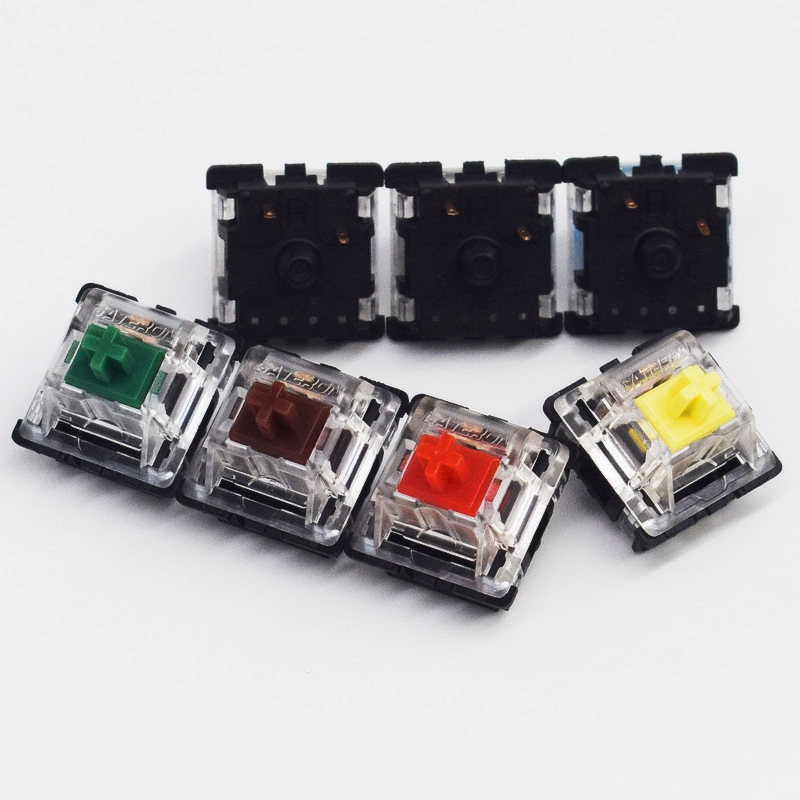 GATERON keyboard key switch KS-8 mechanical shaft green shaft support lamp beads RGB computer accessories