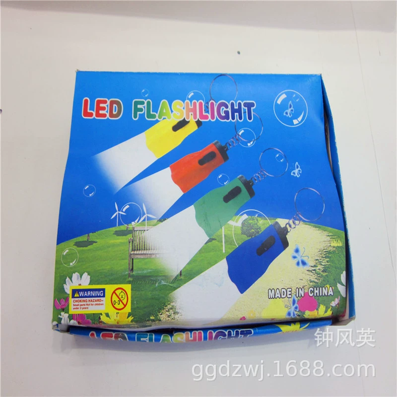 Маленький Фонарик светодиодный брелок свет мини-брелок цветок сливы свет оптовый практичный подарок один юань магазин ребенка