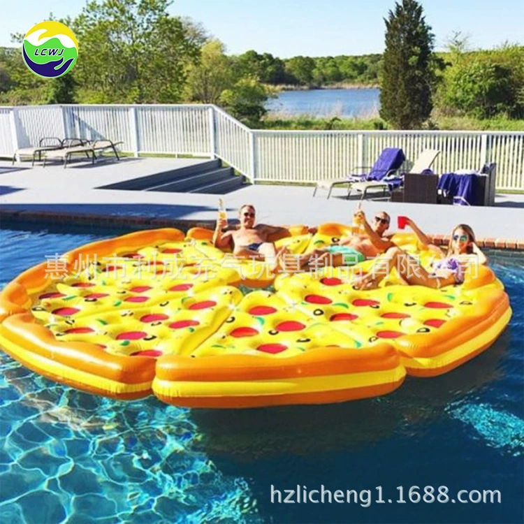 Фабрика в запасе поставляет строку раздувной пиццы плавая Лебедь ПВК строки раздувного плавая строки раздувного Фламинго плавая