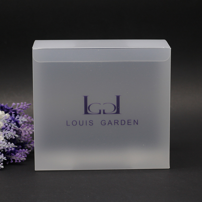 透明礼品折盒 pvc包装盒子 磨砂塑料制品胶盒长方形定 制带盖