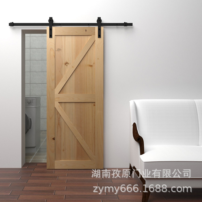Factory primary supply indoor bedroom kitchen bathroom barn door sliding flat open plain door blank door spot