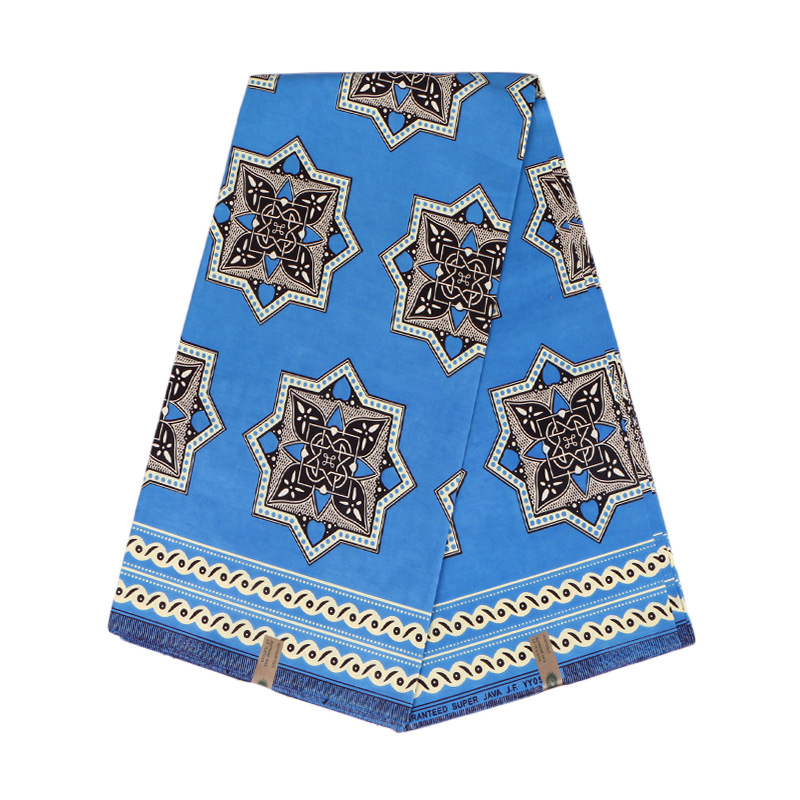 棉质非洲蜡染印花面料 24*24 72*60跨境电商布料现货厂家供应