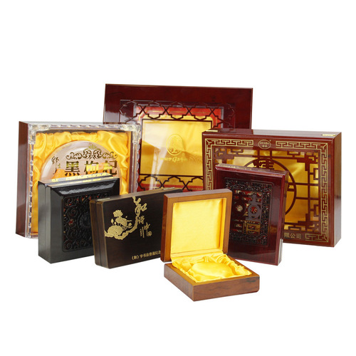 Winter Worm Summer Grass High-End Cordyceps Wooden Packaging Box Gift General Hollow Small Box 25g 50g