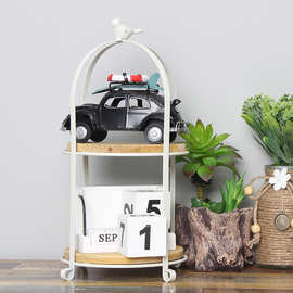 笼置物架摆件客厅办公室蛋糕甜点置物架五金铁线鸟笼室内花架