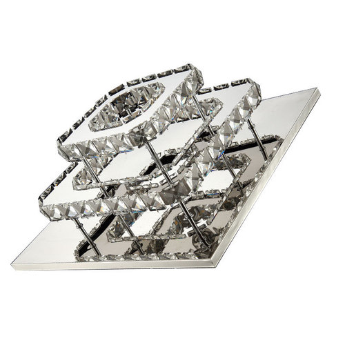 Cross-border LED crystal ceiling lamp square aisle lamp simple entrance corridor lighting entrance balcony lamp 110V