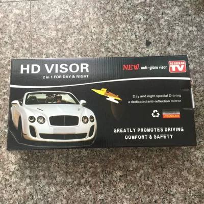 Driver's Goggles Day and Night Car Sun Visor Night Vision Goggles Car High Beam Anti-Glare Mirror Driving Eye Protection (Sun shade) - english-packaging-small-size-32112cm