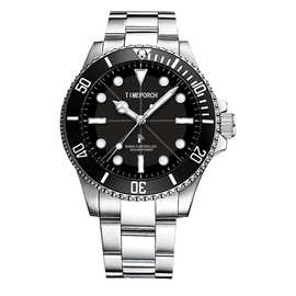 高级品质 光波手表 100米防水 太阳能手表 全不锈钢 光动能手表