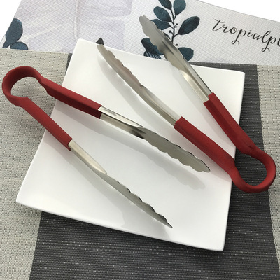 多功能不鏽鋼燒烤夾 烤肉夾 廚房梅花食品夾子 面包夾 燒烤小工具