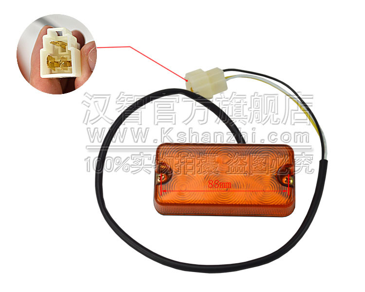 Luz de dirección de carretilla elevadora adecuada para accesorios de carretilla elevadora Mitsubishi Hyster Levy Luz trasera pequeña luz de señal de dirección LED