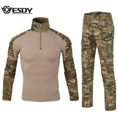 ESDY outdoor frog suit long-sleeved frog suit men's work clothes camouflage suit work clothes