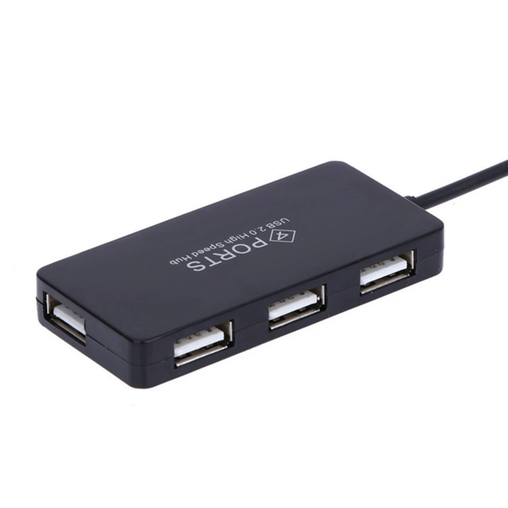 4-портовый USB2.0 HUB маленький порошковый концентратор USB2.0 hub 4 порта сетевой кабель USB компьютерный интерфейс