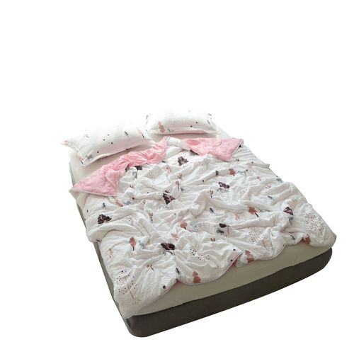 Manufacturer supplies summer air conditioning quilt, washed cotton summer quilt, children's summer cool quilt, gift quilt, double quilt core wholesale