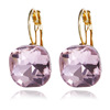 Fashionable earrings, universal crystal earings, European style, simple and elegant design, wholesale