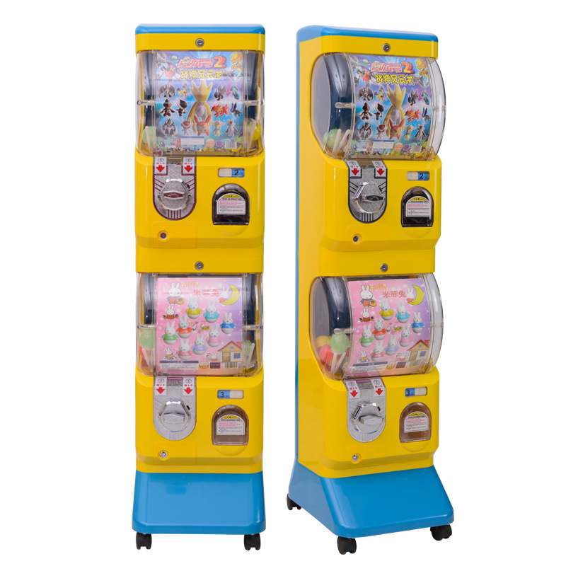 厂家直销 投币机  双层扭蛋机 礼品抽奖机 儿童扭蛋机加盟
