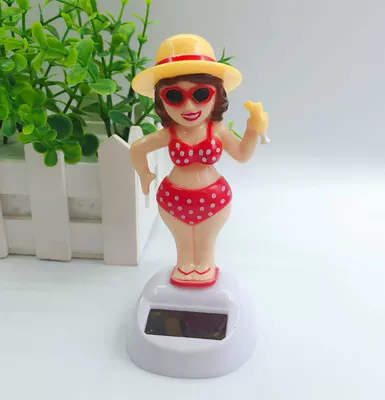Car ornaments car ornaments cartoon cactus - 586105-beach-girl